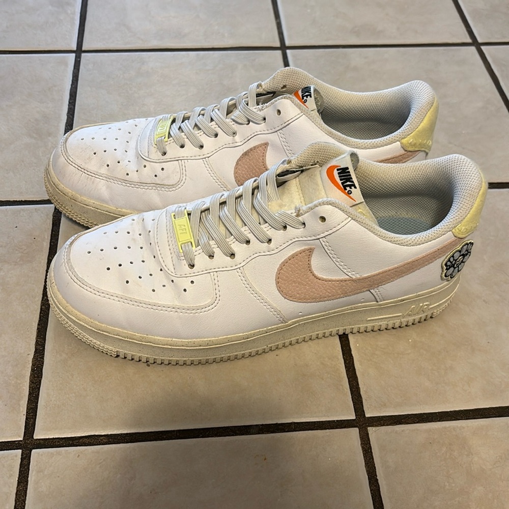 Nike Air Force ones flower power